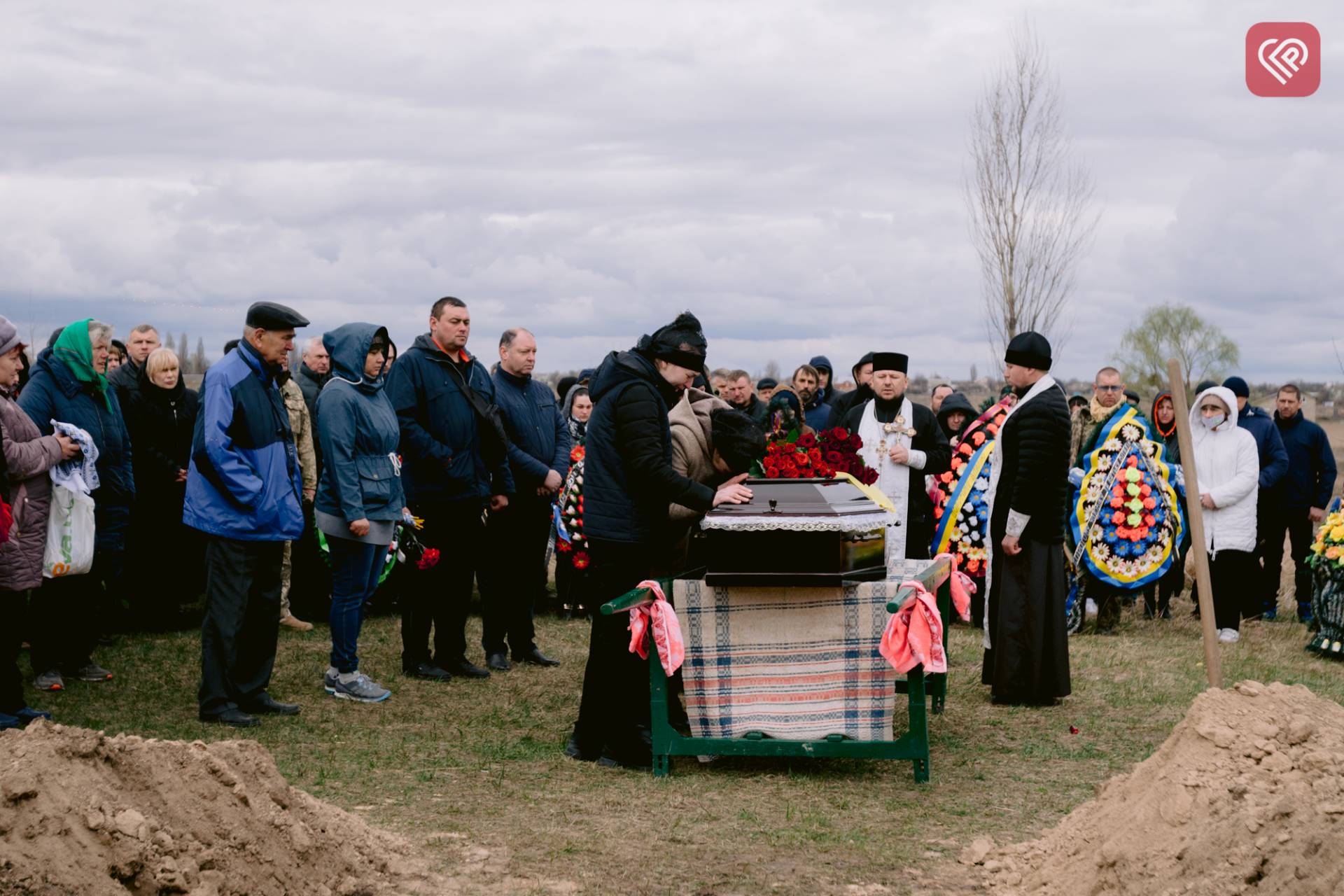 Похорон загиблого на війні військового