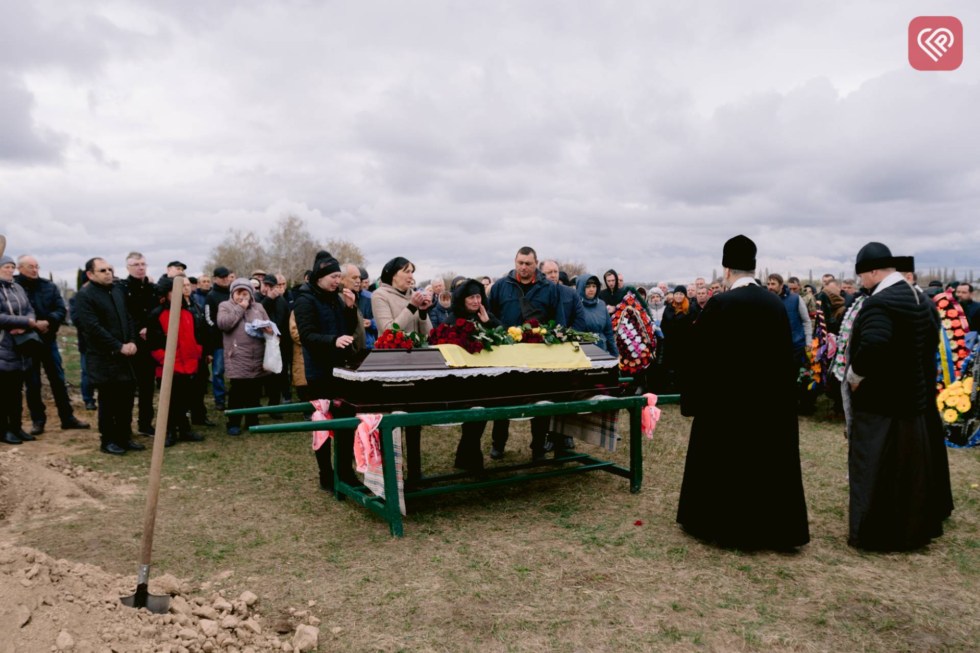 Похорон загиблого на війні військового