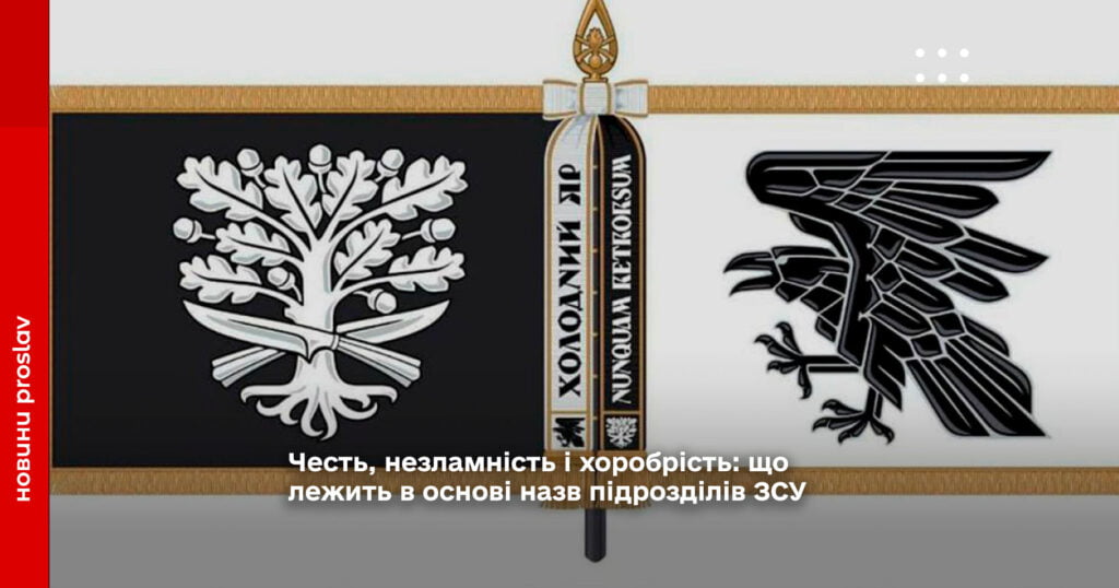 Честь, незламність і хоробрість: що лежить в основі назв підрозділів ЗСУ