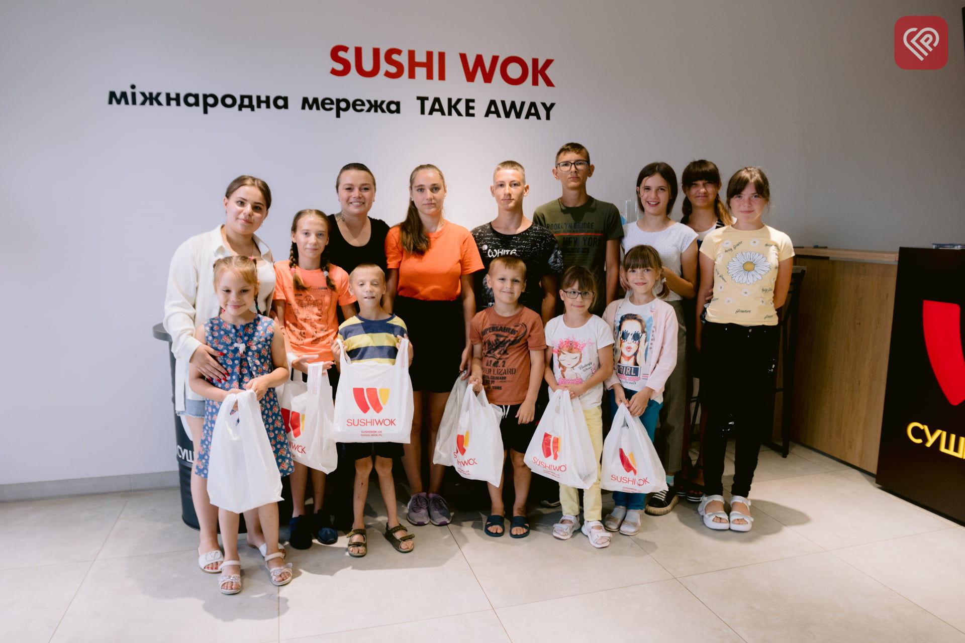 СушиWOK у Переяславі провів безкоштовний майстер-клас для дітей вразливих категорій