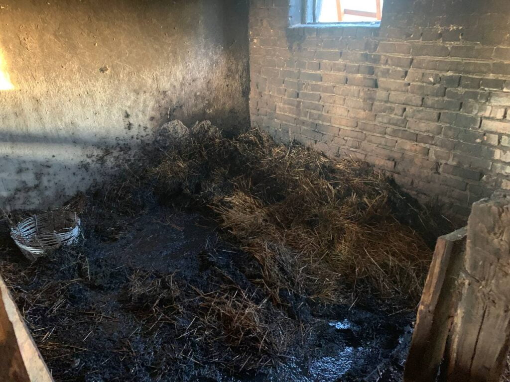 Пожежа на Переяславщині: горіла господарча будівля (фото та відео з місця подій) 
