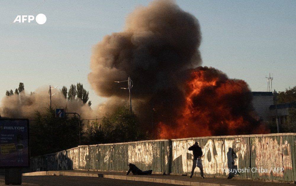 Центр Києва атакували іранськими дронами-камікадзе