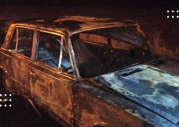 На Переяславщині повністю згорів автомобіль: фото з місця події