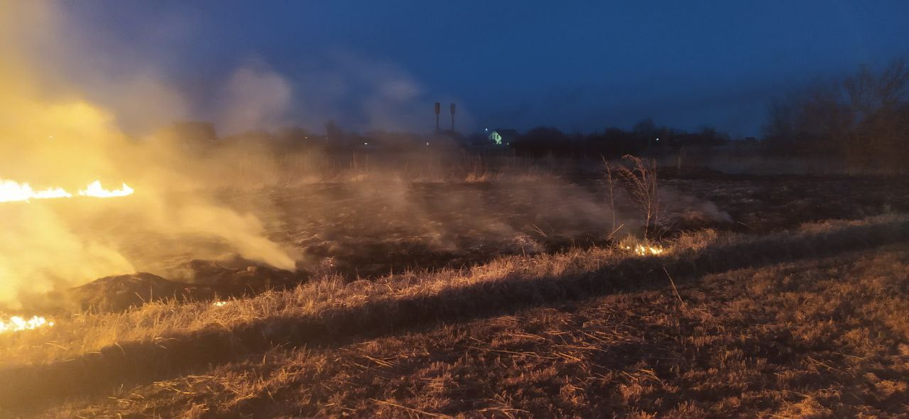 загорання трав'яного настилу в Переяславі