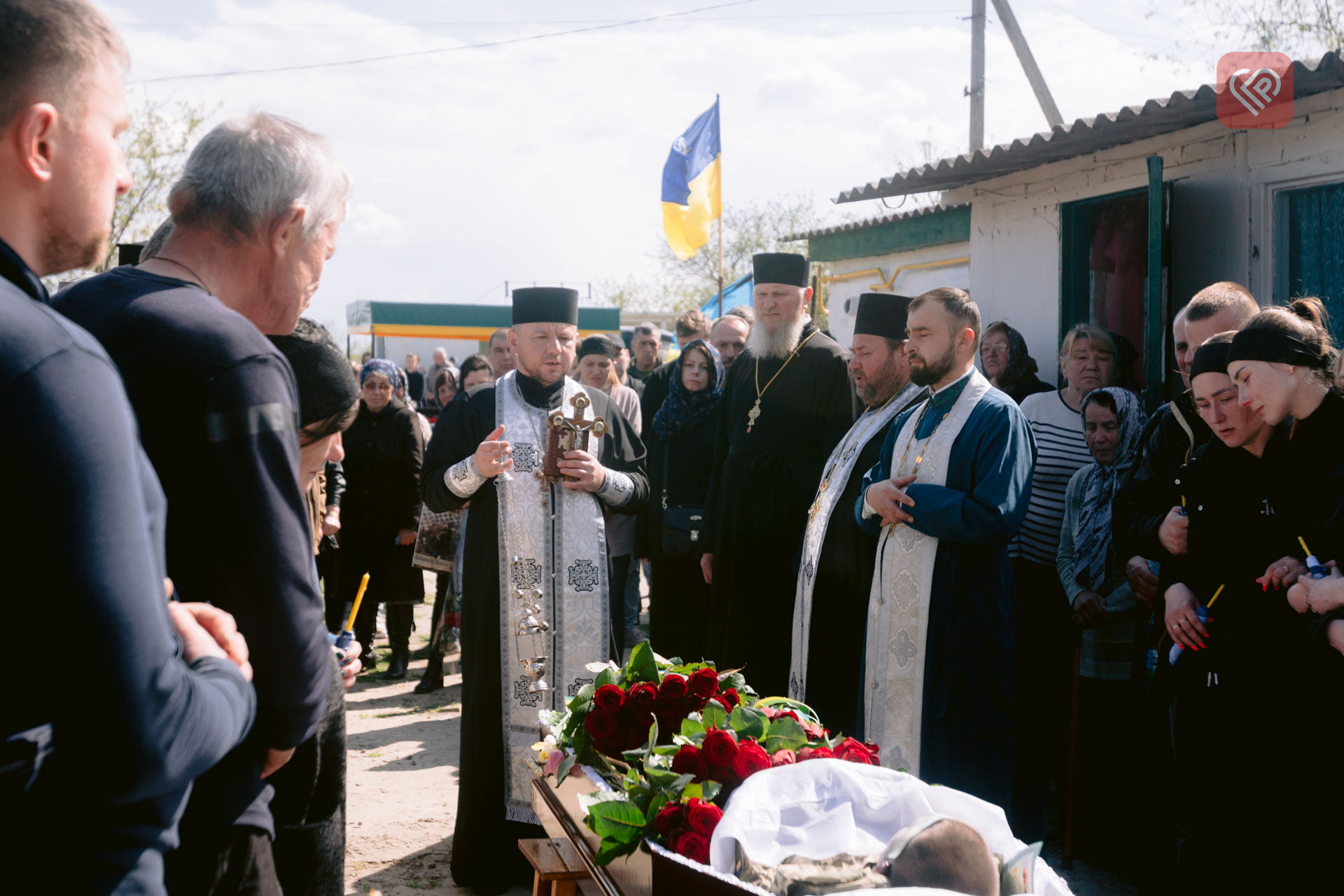 У Переяславі та Стовп’ягах велелюдно попрощалися із полеглим захисником Андрієм Блажченком