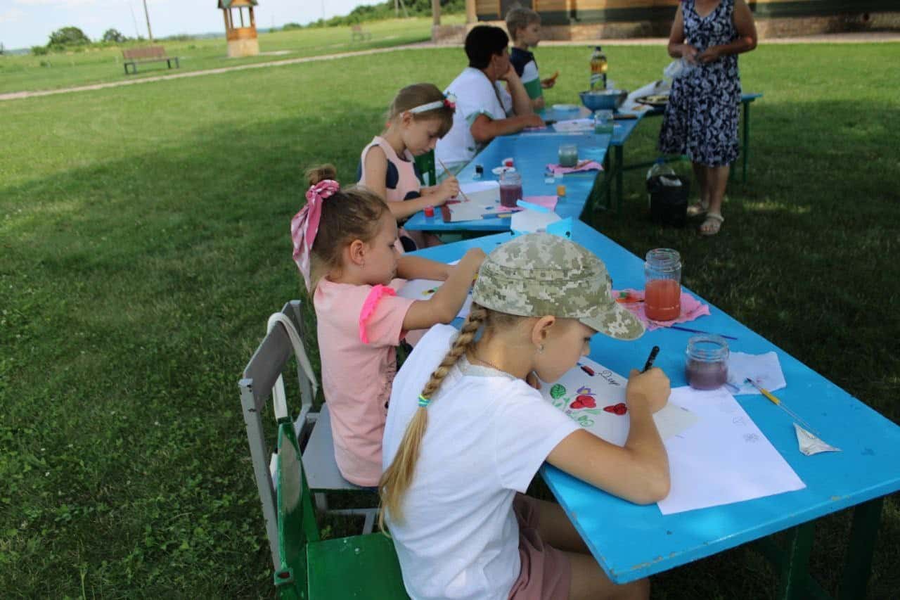 У Чопилках відбулося вже друге заняття для дітей у Мистецькому Просторі