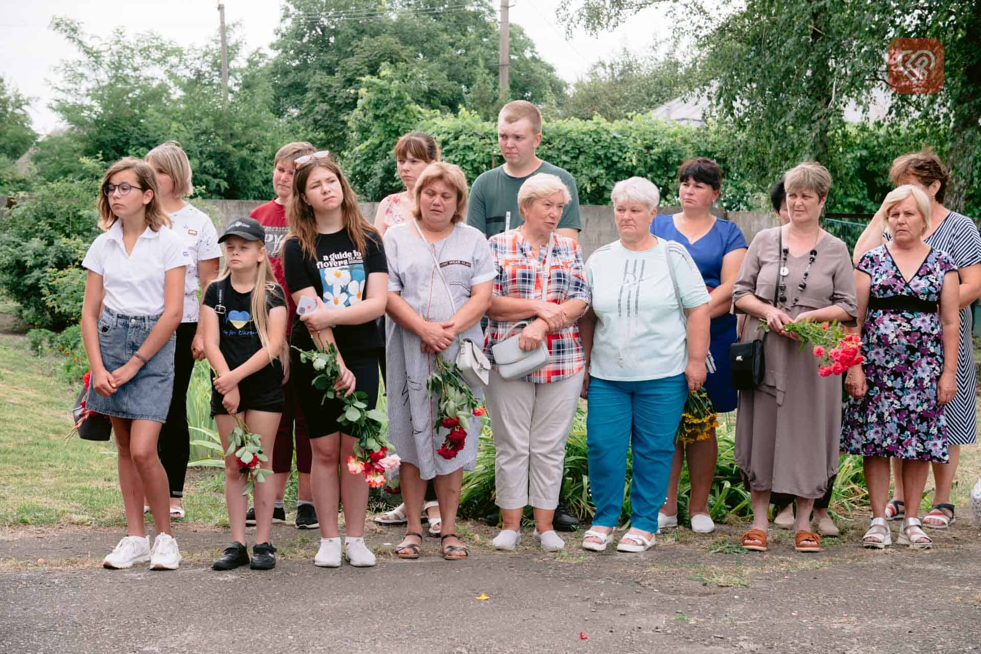 На Переяславщині відкрили пам’ятний знак воїну Андрію Омельченку