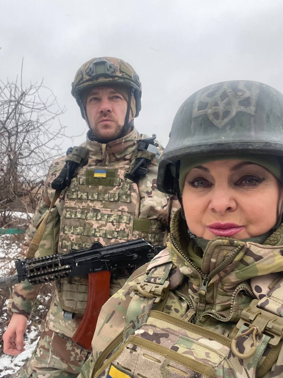 Переяславські волонтери поїхали на передову з відомим українським актором: «Показали, що допомогу передаємо безпосередньо хлопцям»