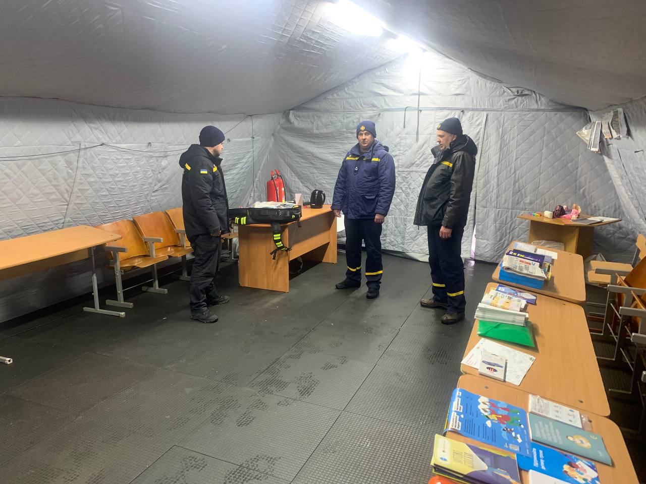 Рятувальники Бориспільщини провели огляд Пунктів Незламності щодо дотримання правил пожежної безпеки