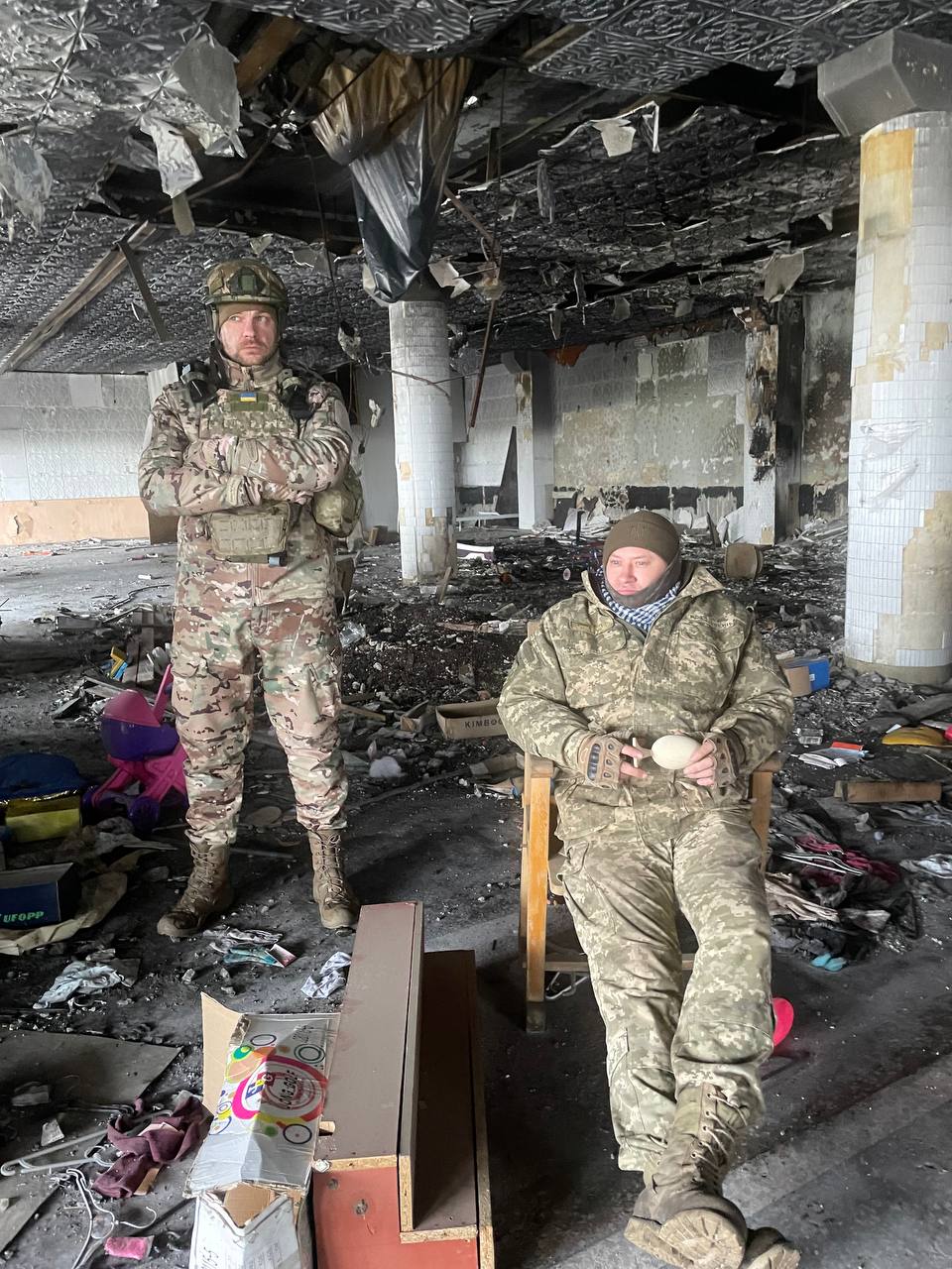 Переяславські волонтери поїхали на передову з відомим українським актором: «Показали, що допомогу передаємо безпосередньо хлопцям»