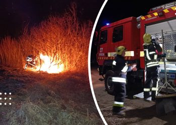 У Переяславі сталися дві пожежі: загорілася суха трава й тирсоплита у підвалі будинку