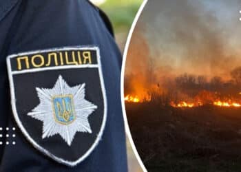 Десять пожеж зафіксувала поліція за минулу добу: на Переяславщині далі палять суху рослинність