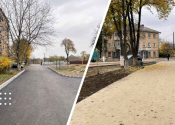 У центрі Переяслава тривають роботи з благоустрою